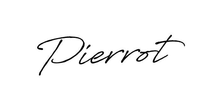 Antro_Vectra_Bolder is a professional signature style that is perfect for those who want to add a touch of class to their signature. It is also a great choice for those who want to make their signature more unique. Get Pierrot name to fancy signature for free. Pierrot signature style 7 images and pictures png