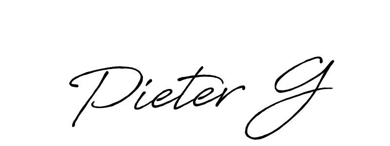 Make a beautiful signature design for name Pieter G. Use this online signature maker to create a handwritten signature for free. Pieter G signature style 7 images and pictures png