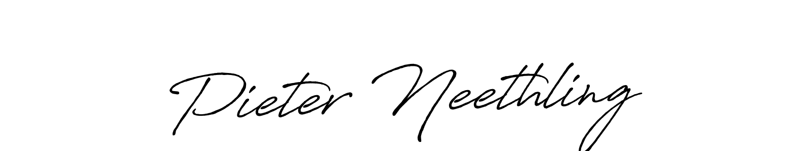 Create a beautiful signature design for name Pieter Neethling. With this signature (Antro_Vectra_Bolder) fonts, you can make a handwritten signature for free. Pieter Neethling signature style 7 images and pictures png