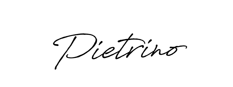 Make a beautiful signature design for name Pietrino. With this signature (Antro_Vectra_Bolder) style, you can create a handwritten signature for free. Pietrino signature style 7 images and pictures png
