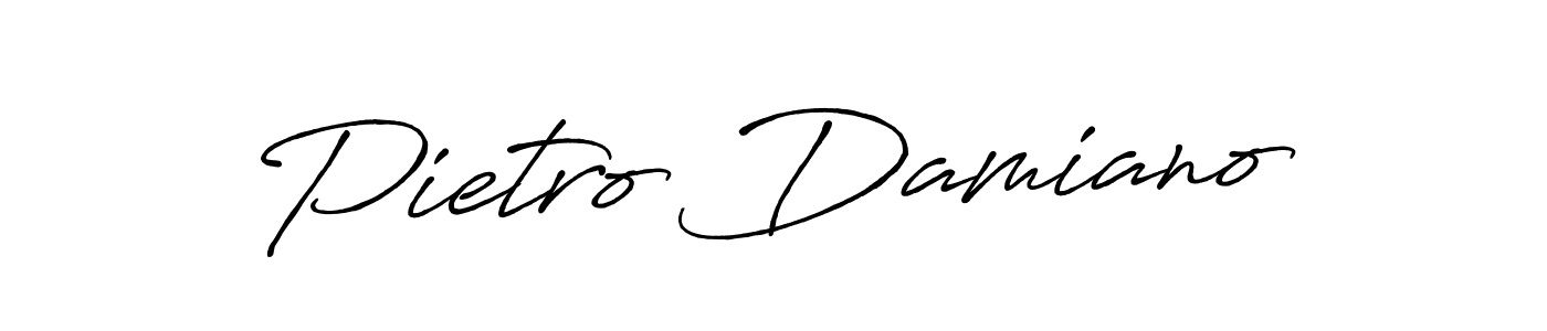 Also You can easily find your signature by using the search form. We will create Pietro Damiano name handwritten signature images for you free of cost using Antro_Vectra_Bolder sign style. Pietro Damiano signature style 7 images and pictures png