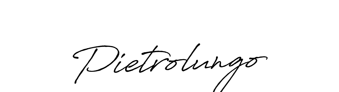 if you are searching for the best signature style for your name Pietrolungo. so please give up your signature search. here we have designed multiple signature styles  using Antro_Vectra_Bolder. Pietrolungo signature style 7 images and pictures png