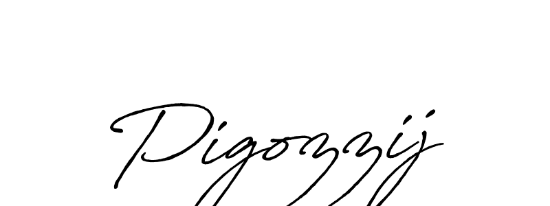 Similarly Antro_Vectra_Bolder is the best handwritten signature design. Signature creator online .You can use it as an online autograph creator for name Pigozzij. Pigozzij signature style 7 images and pictures png