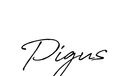 This is the best signature style for the Pigus name. Also you like these signature font (Antro_Vectra_Bolder). Mix name signature. Pigus signature style 7 images and pictures png