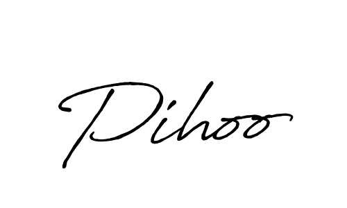 Design your own signature with our free online signature maker. With this signature software, you can create a handwritten (Antro_Vectra_Bolder) signature for name Pihoo. Pihoo signature style 7 images and pictures png