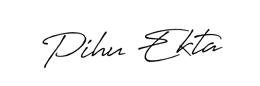 See photos of Pihu Ekta official signature by Spectra . Check more albums & portfolios. Read reviews & check more about Antro_Vectra_Bolder font. Pihu Ekta signature style 7 images and pictures png