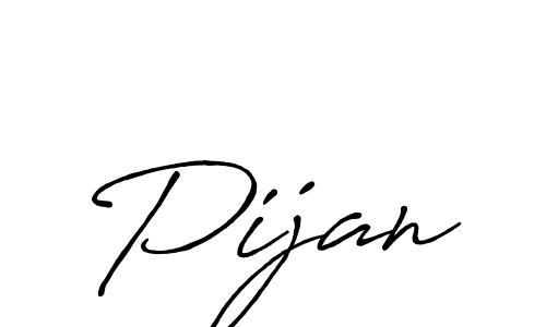 How to make Pijan name signature. Use Antro_Vectra_Bolder style for creating short signs online. This is the latest handwritten sign. Pijan signature style 7 images and pictures png