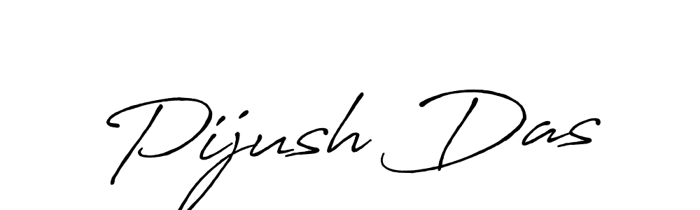 Create a beautiful signature design for name Pijush Das. With this signature (Antro_Vectra_Bolder) fonts, you can make a handwritten signature for free. Pijush Das signature style 7 images and pictures png