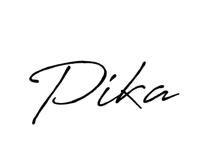Similarly Antro_Vectra_Bolder is the best handwritten signature design. Signature creator online .You can use it as an online autograph creator for name Pika. Pika signature style 7 images and pictures png
