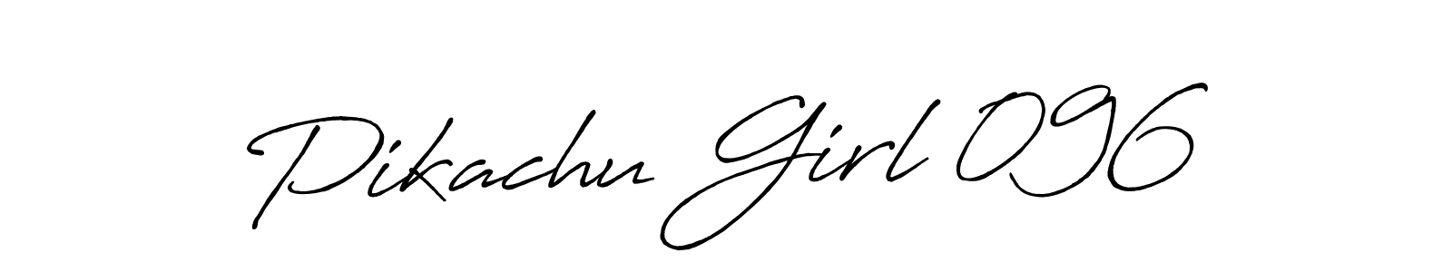 Design your own signature with our free online signature maker. With this signature software, you can create a handwritten (Antro_Vectra_Bolder) signature for name Pikachu Girl 096. Pikachu Girl 096 signature style 7 images and pictures png