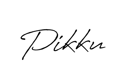 How to make Pikku name signature. Use Antro_Vectra_Bolder style for creating short signs online. This is the latest handwritten sign. Pikku signature style 7 images and pictures png