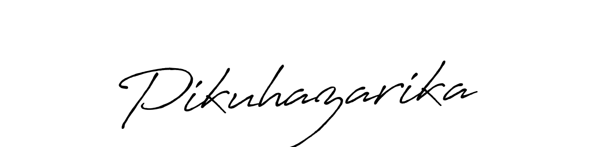 Make a beautiful signature design for name Pikuhazarika. With this signature (Antro_Vectra_Bolder) style, you can create a handwritten signature for free. Pikuhazarika signature style 7 images and pictures png