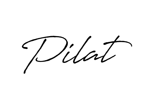 Make a beautiful signature design for name Pilat. With this signature (Antro_Vectra_Bolder) style, you can create a handwritten signature for free. Pilat signature style 7 images and pictures png