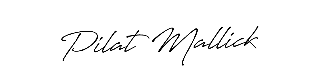 How to make Pilat Mallick name signature. Use Antro_Vectra_Bolder style for creating short signs online. This is the latest handwritten sign. Pilat Mallick signature style 7 images and pictures png