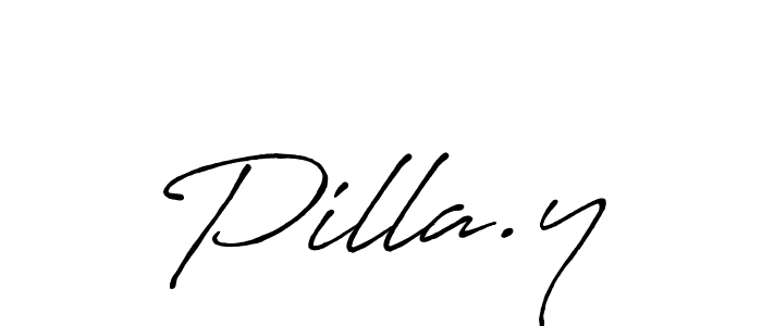 Also we have Pilla.y name is the best signature style. Create professional handwritten signature collection using Antro_Vectra_Bolder autograph style. Pilla.y signature style 7 images and pictures png