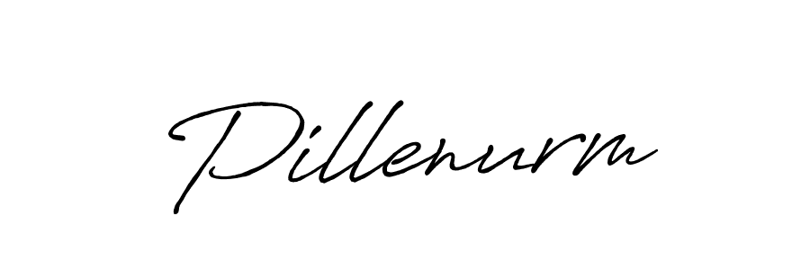 How to make Pillenurm name signature. Use Antro_Vectra_Bolder style for creating short signs online. This is the latest handwritten sign. Pillenurm signature style 7 images and pictures png