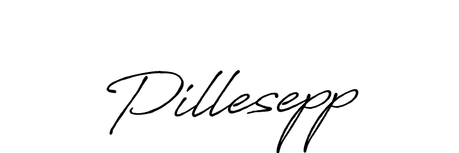 Make a beautiful signature design for name Pillesepp. With this signature (Antro_Vectra_Bolder) style, you can create a handwritten signature for free. Pillesepp signature style 7 images and pictures png