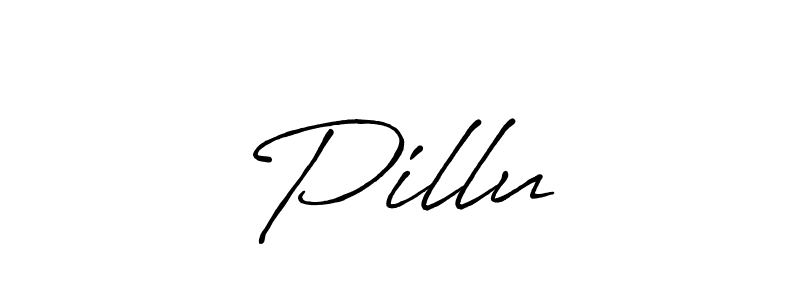 Make a beautiful signature design for name Pillu❤. With this signature (Antro_Vectra_Bolder) style, you can create a handwritten signature for free. Pillu❤ signature style 7 images and pictures png