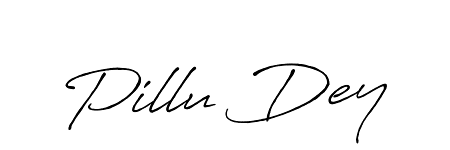 Also we have Pillu Dey name is the best signature style. Create professional handwritten signature collection using Antro_Vectra_Bolder autograph style. Pillu Dey signature style 7 images and pictures png