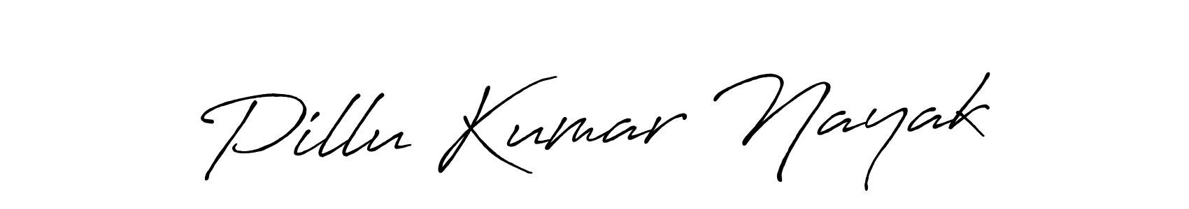 Pillu Kumar Nayak stylish signature style. Best Handwritten Sign (Antro_Vectra_Bolder) for my name. Handwritten Signature Collection Ideas for my name Pillu Kumar Nayak. Pillu Kumar Nayak signature style 7 images and pictures png