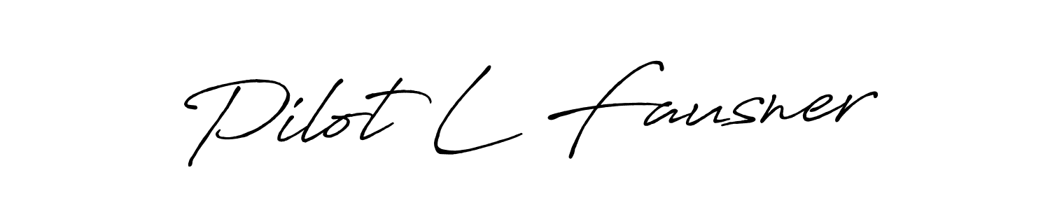How to Draw Pilot L Fausner signature style? Antro_Vectra_Bolder is a latest design signature styles for name Pilot L Fausner. Pilot L Fausner signature style 7 images and pictures png