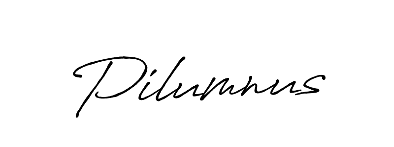 How to make Pilumnus signature? Antro_Vectra_Bolder is a professional autograph style. Create handwritten signature for Pilumnus name. Pilumnus signature style 7 images and pictures png