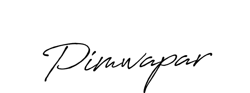 Make a beautiful signature design for name Pimwapar. With this signature (Antro_Vectra_Bolder) style, you can create a handwritten signature for free. Pimwapar signature style 7 images and pictures png