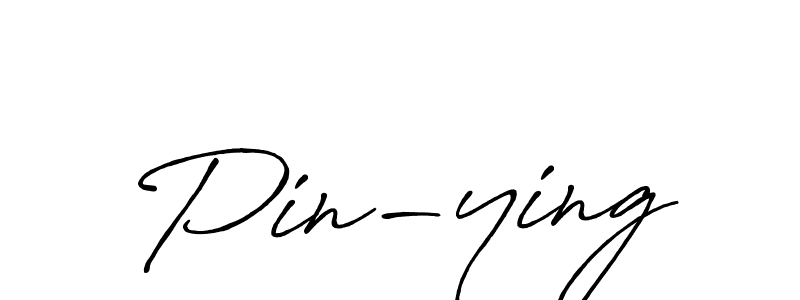 How to make Pin-ying name signature. Use Antro_Vectra_Bolder style for creating short signs online. This is the latest handwritten sign. Pin-ying signature style 7 images and pictures png
