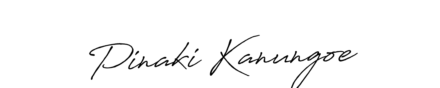 Also we have Pinaki Kanungoe name is the best signature style. Create professional handwritten signature collection using Antro_Vectra_Bolder autograph style. Pinaki Kanungoe signature style 7 images and pictures png