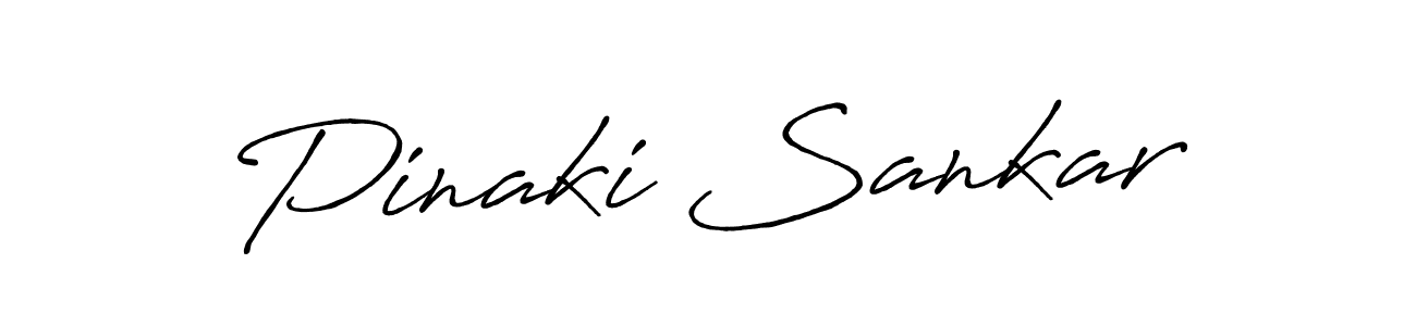 Use a signature maker to create a handwritten signature online. With this signature software, you can design (Antro_Vectra_Bolder) your own signature for name Pinaki Sankar. Pinaki Sankar signature style 7 images and pictures png