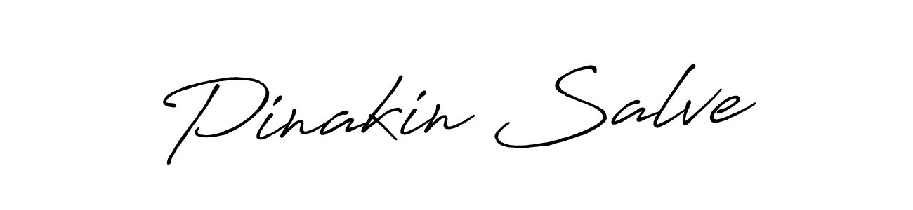 Design your own signature with our free online signature maker. With this signature software, you can create a handwritten (Antro_Vectra_Bolder) signature for name Pinakin Salve. Pinakin Salve signature style 7 images and pictures png