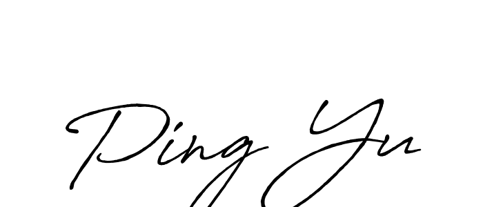 See photos of Ping Yu official signature by Spectra . Check more albums & portfolios. Read reviews & check more about Antro_Vectra_Bolder font. Ping Yu signature style 7 images and pictures png