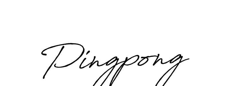 Once you've used our free online signature maker to create your best signature Antro_Vectra_Bolder style, it's time to enjoy all of the benefits that Pingpong name signing documents. Pingpong signature style 7 images and pictures png