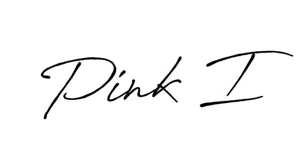 It looks lik you need a new signature style for name Pink I. Design unique handwritten (Antro_Vectra_Bolder) signature with our free signature maker in just a few clicks. Pink I signature style 7 images and pictures png