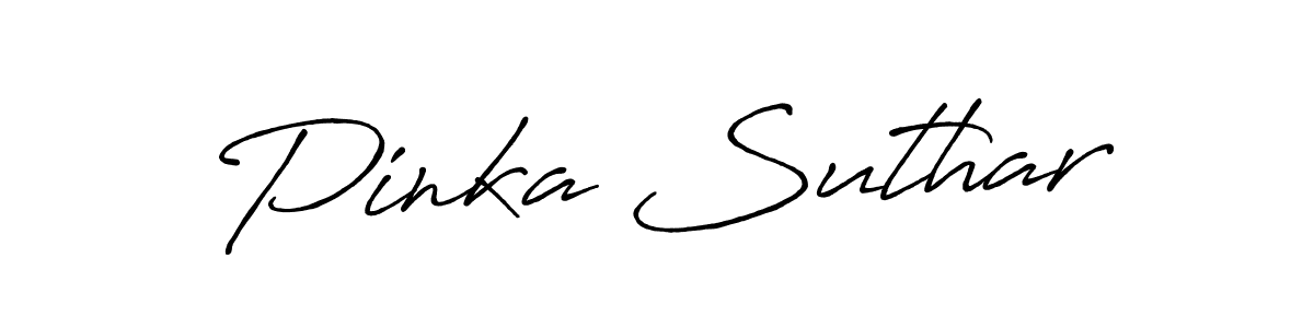 Also You can easily find your signature by using the search form. We will create Pinka Suthar name handwritten signature images for you free of cost using Antro_Vectra_Bolder sign style. Pinka Suthar signature style 7 images and pictures png