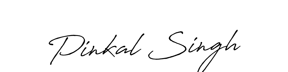 Design your own signature with our free online signature maker. With this signature software, you can create a handwritten (Antro_Vectra_Bolder) signature for name Pinkal Singh. Pinkal Singh signature style 7 images and pictures png