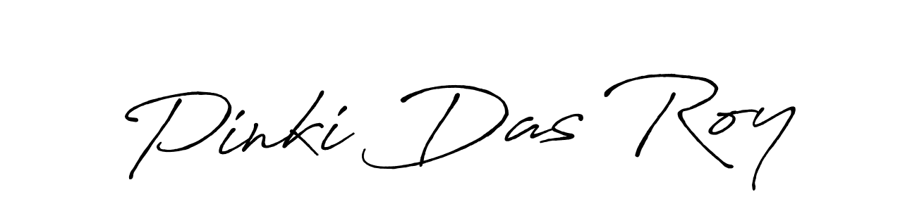 Also we have Pinki Das Roy name is the best signature style. Create professional handwritten signature collection using Antro_Vectra_Bolder autograph style. Pinki Das Roy signature style 7 images and pictures png