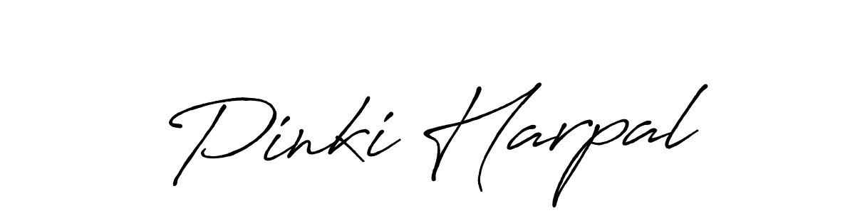 if you are searching for the best signature style for your name Pinki Harpal. so please give up your signature search. here we have designed multiple signature styles  using Antro_Vectra_Bolder. Pinki Harpal signature style 7 images and pictures png