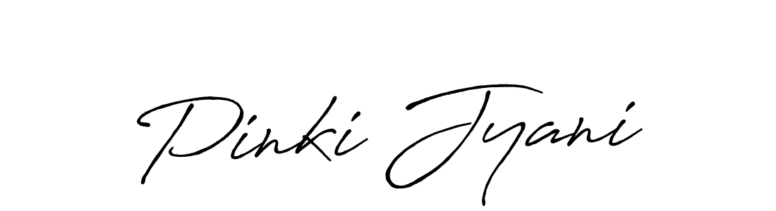 Also You can easily find your signature by using the search form. We will create Pinki Jyani name handwritten signature images for you free of cost using Antro_Vectra_Bolder sign style. Pinki Jyani signature style 7 images and pictures png