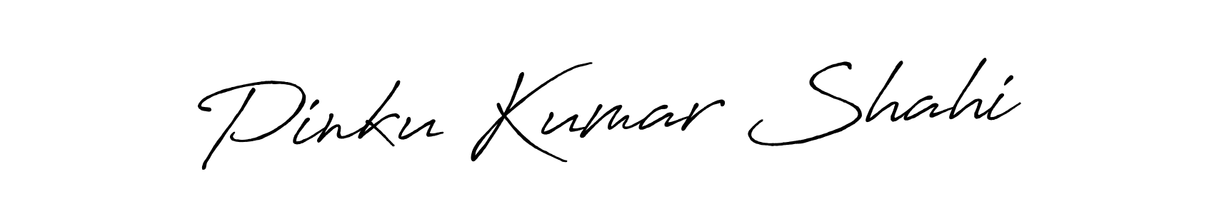 It looks lik you need a new signature style for name Pinku Kumar Shahi. Design unique handwritten (Antro_Vectra_Bolder) signature with our free signature maker in just a few clicks. Pinku Kumar Shahi signature style 7 images and pictures png