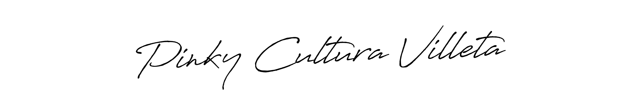 Also You can easily find your signature by using the search form. We will create Pinky Cultura Villeta name handwritten signature images for you free of cost using Antro_Vectra_Bolder sign style. Pinky Cultura Villeta signature style 7 images and pictures png