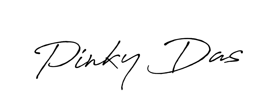 Use a signature maker to create a handwritten signature online. With this signature software, you can design (Antro_Vectra_Bolder) your own signature for name Pinky Das. Pinky Das signature style 7 images and pictures png