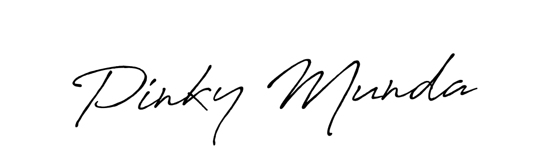 Also You can easily find your signature by using the search form. We will create Pinky Munda name handwritten signature images for you free of cost using Antro_Vectra_Bolder sign style. Pinky Munda signature style 7 images and pictures png