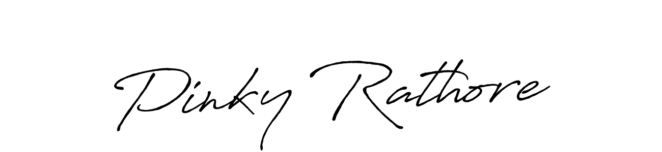 How to make Pinky Rathore signature? Antro_Vectra_Bolder is a professional autograph style. Create handwritten signature for Pinky Rathore name. Pinky Rathore signature style 7 images and pictures png