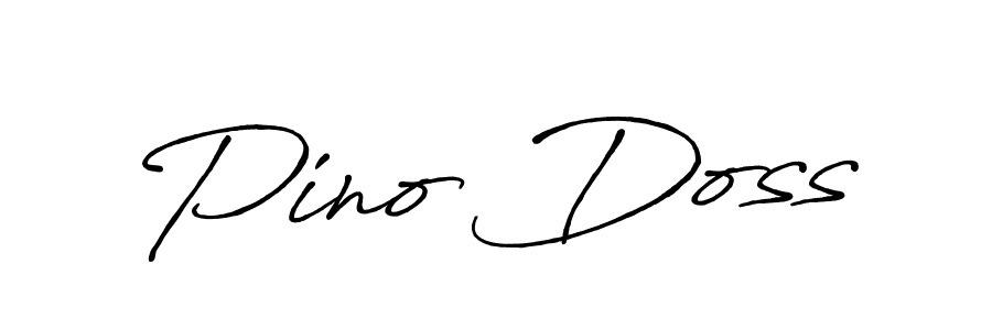 Pino Doss stylish signature style. Best Handwritten Sign (Antro_Vectra_Bolder) for my name. Handwritten Signature Collection Ideas for my name Pino Doss. Pino Doss signature style 7 images and pictures png