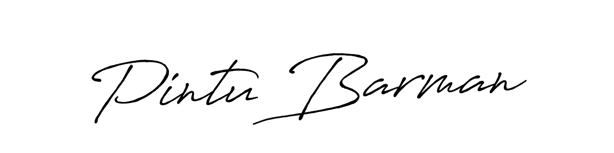 The best way (Antro_Vectra_Bolder) to make a short signature is to pick only two or three words in your name. The name Pintu Barman include a total of six letters. For converting this name. Pintu Barman signature style 7 images and pictures png
