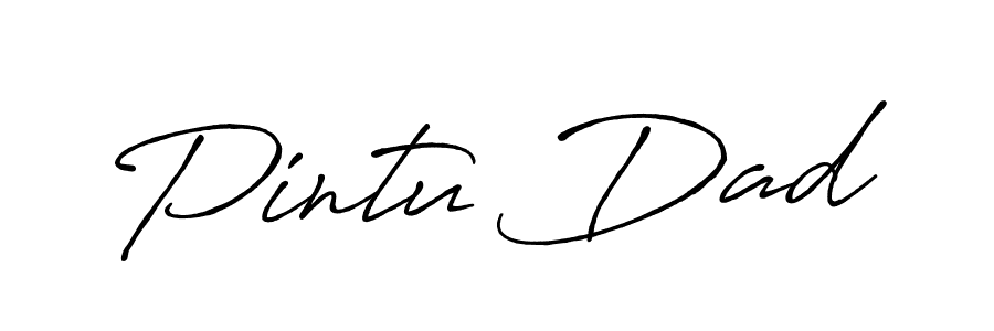 Similarly Antro_Vectra_Bolder is the best handwritten signature design. Signature creator online .You can use it as an online autograph creator for name Pintu Dad. Pintu Dad signature style 7 images and pictures png