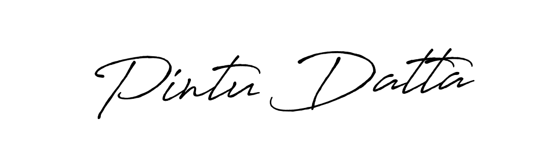 You should practise on your own different ways (Antro_Vectra_Bolder) to write your name (Pintu Datta) in signature. don't let someone else do it for you. Pintu Datta signature style 7 images and pictures png
