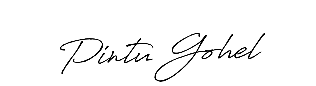 Make a beautiful signature design for name Pintu Gohel. Use this online signature maker to create a handwritten signature for free. Pintu Gohel signature style 7 images and pictures png