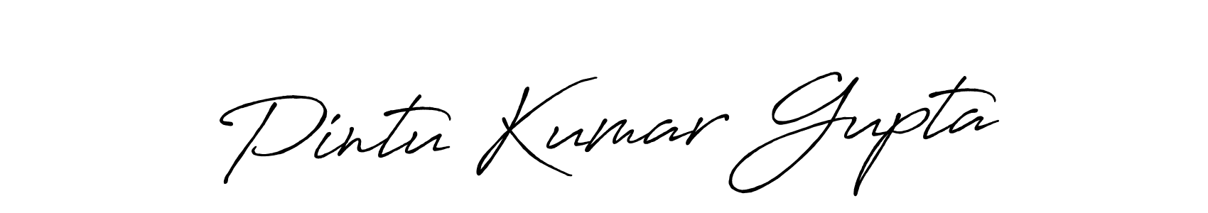 Make a beautiful signature design for name Pintu Kumar Gupta. Use this online signature maker to create a handwritten signature for free. Pintu Kumar Gupta signature style 7 images and pictures png